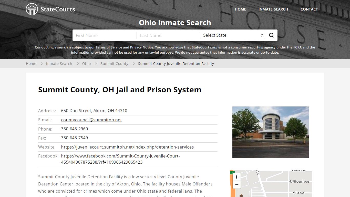 Summit County Juvenile Detention Facility Inmate Records ...